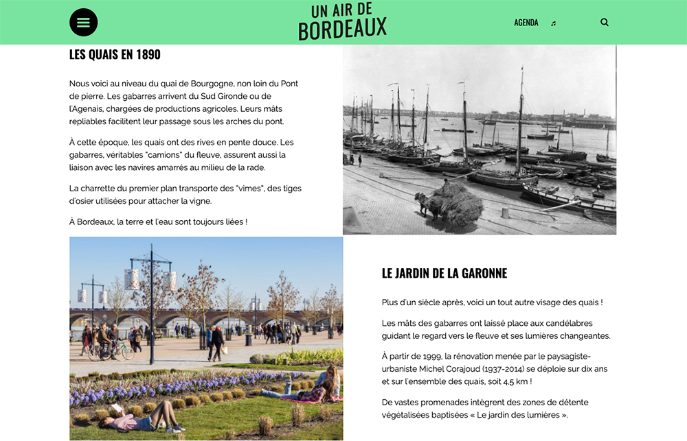 Mon article sur les quais de Bordeaux pour le webzine Un Air de Bordeaux.