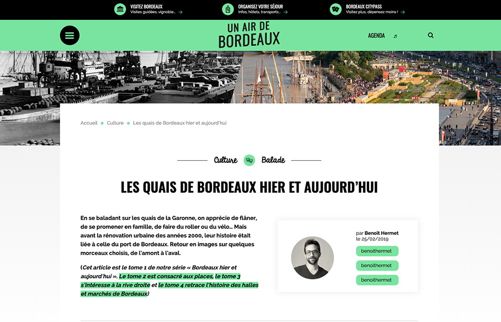 Image du projet “Des articles pour le webzine de Bordeaux”